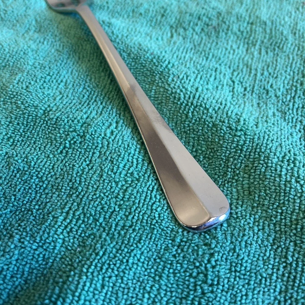 Gorham Colonial Tipt Stainless Steel 3 Tine Dinner Fork Glossy Finish 8 1/8